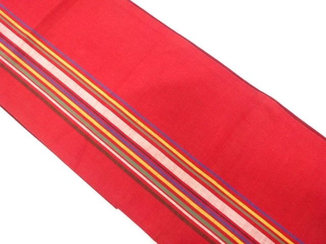 JAPANESE FUKURO OBI / TSUMUGI / WOVEN STRIPE